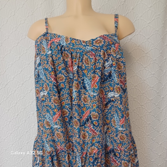 Knox Rose Women Size XL Multicolor Floral Maxi Dress - Picture 3 of 14